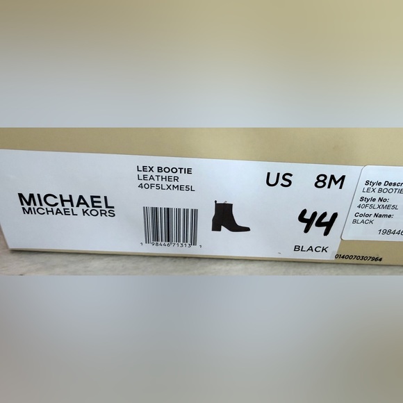 Michael Kors Elegant Black Ankle Booties - Picture 6 of 6